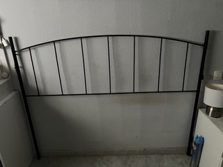Cabecero de forja negro