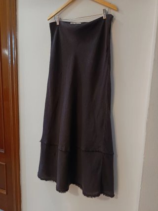 Falda Lino Zara L