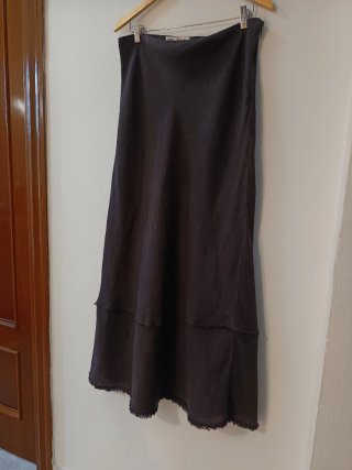 Falda Lino Zara L