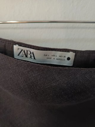 Falda Lino Zara L