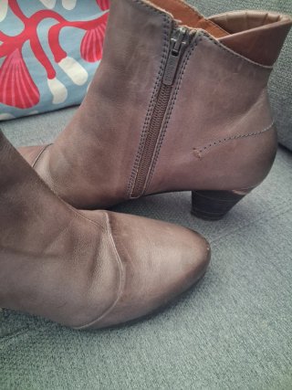 Botines de tacón.
