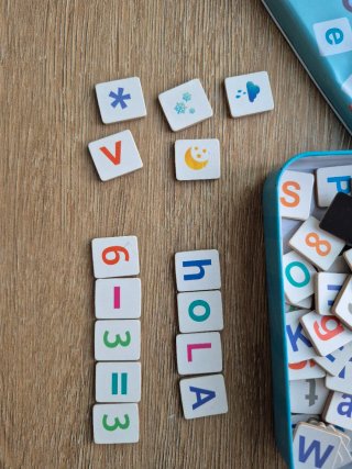 Juego Educativo Magnético Letras y Números