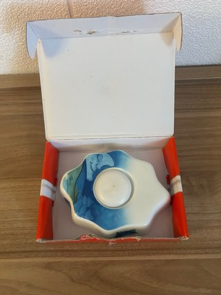 Porta candela Thun decorato