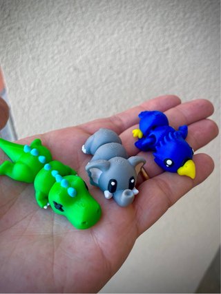⁠11 Animaletti Snodabili 3D - Eco Fidget Toy ADHD