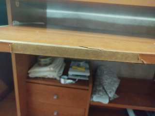 Mesa estudio madera ordenador