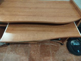Mesa estudio madera ordenador