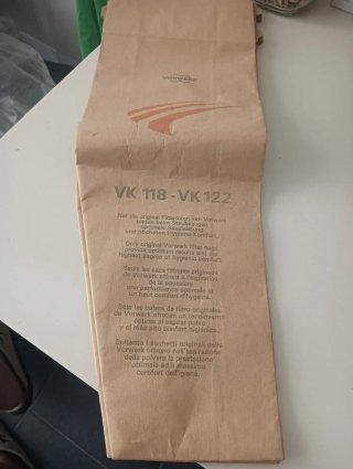 Bolsas aspiradora Vorwerk VK 118-VK 122.