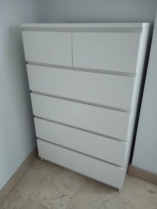 Cómoda IKEA MALM Blanca