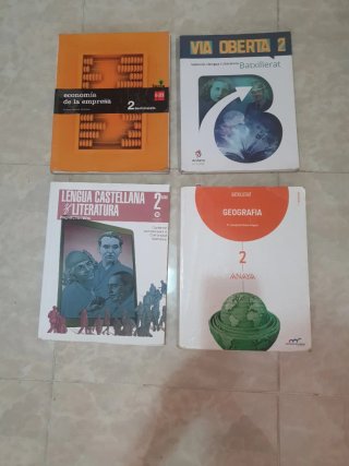 Libros segundo bachillerato