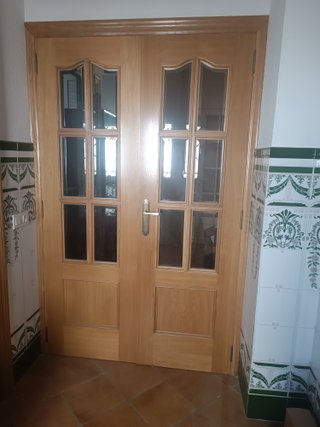 Puerta Doble Madera Comedor/Salón