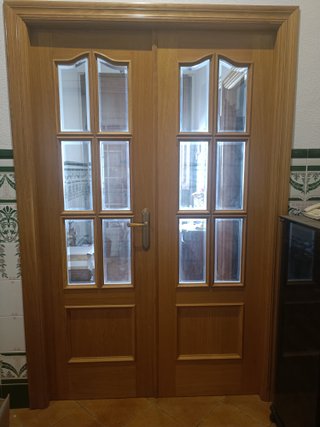 Puerta Doble Madera Comedor/Salón