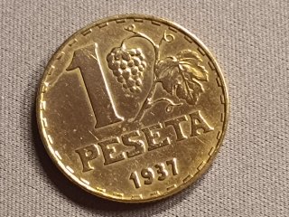 1 Peseta 1937 II República Española