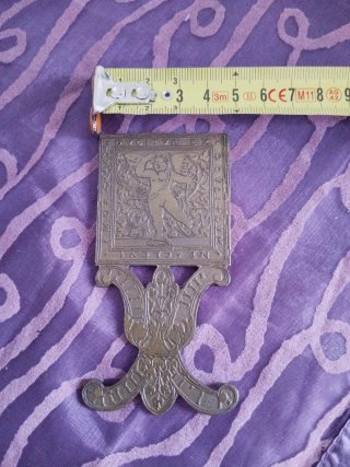 Espejo de bolsillo italiano antiguo réplica
