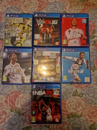 Pack 7 juegos PS4 (PlayStation 4) Deportivos