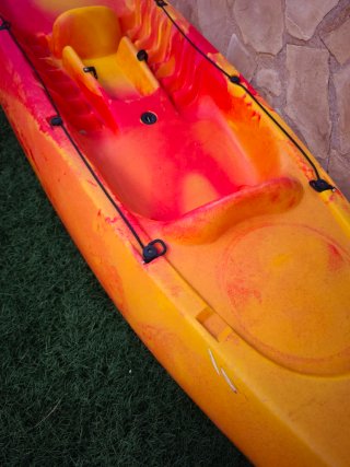 Kayak rígido Decathlon RK500-2 FIRE 2+1 plazas
