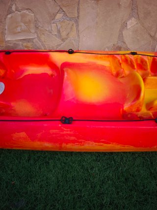 Kayak rígido Decathlon RK500-2 FIRE 2+1 plazas