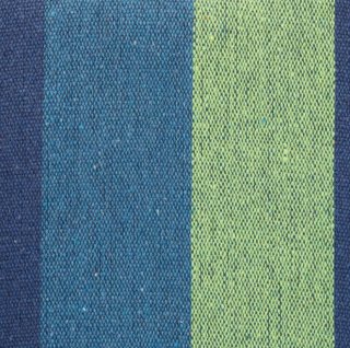 2 HAMACAS GRANDES DE COLOR AZUL CON VERDE