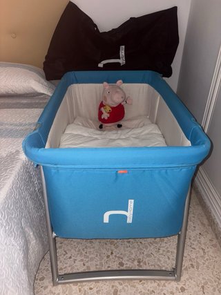 Minicuna de viaje Babyhome azul