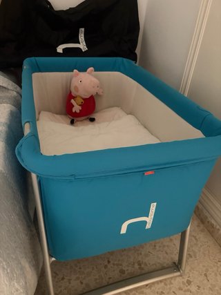 Minicuna de viaje Babyhome azul