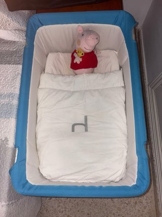 Minicuna de viaje Babyhome azul
