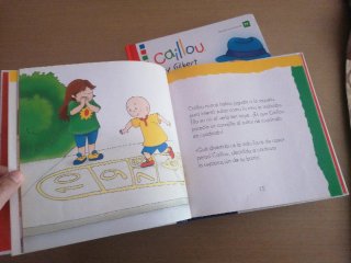 Lote de 7 libros infantiles de Caillou