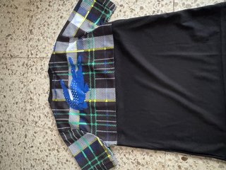 Camiseta Lacoste Multicolor Tartán