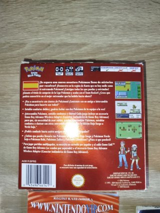 Pokémon Rojo Fuego Game Boy Advance COMPLETO