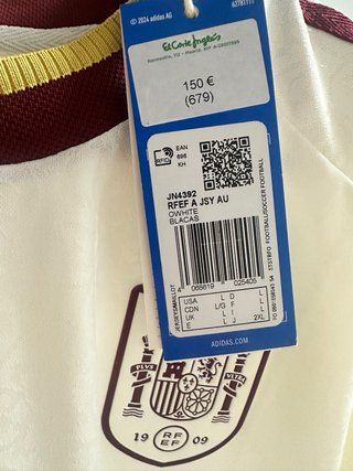 Camiseta España Adidas Talla Player