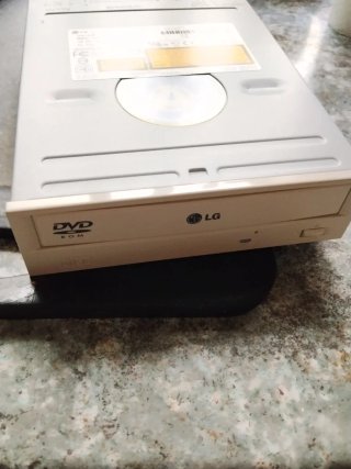 Lector DVD ROM LG Blanco nuevo