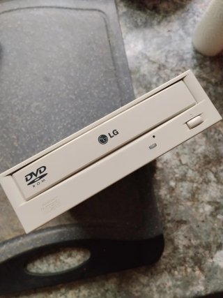 Lector DVD ROM LG Blanco nuevo