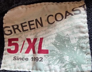 Chaqueta Greencoast Rayas Gris/Negro Talla XL