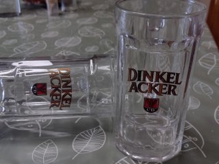 Jarras de cerveza Dinkel Acker cristal