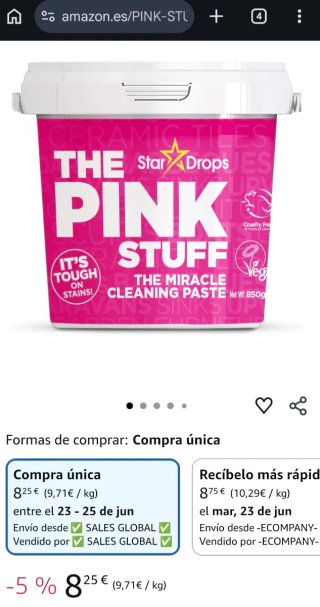 2 x The Pink Stuff Limpiador