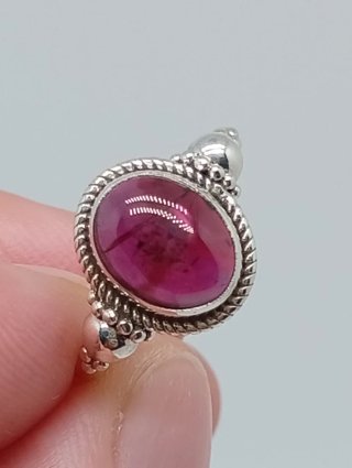 Anillo Plata 925 y Granate