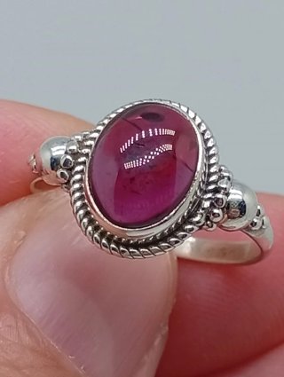 Anillo Plata 925 y Granate