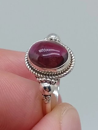 Anillo Plata 925 y Granate