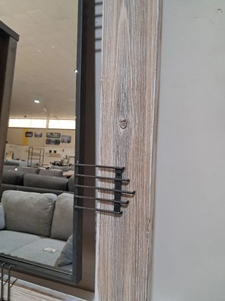 Espejo Diseño Moderno Madera y Metal