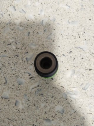 Adaptador para taladro verde y negro