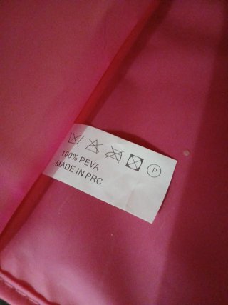 Zapatero colgante rosa de tela