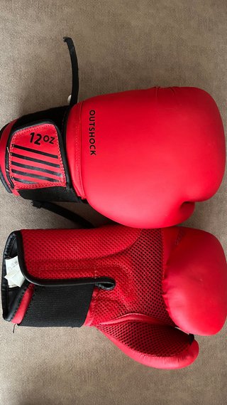 Guantes de Boxeo 12oz Rojos