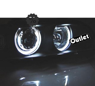 JI FAROS BMW E39 95-03 OJOS ANGEL CCFL NEGROS R012446C5