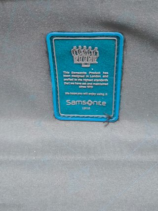 Maleta de bodega Samsonite gris/negra