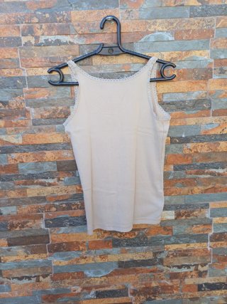 Camiseta tirantes Easy Wear beige