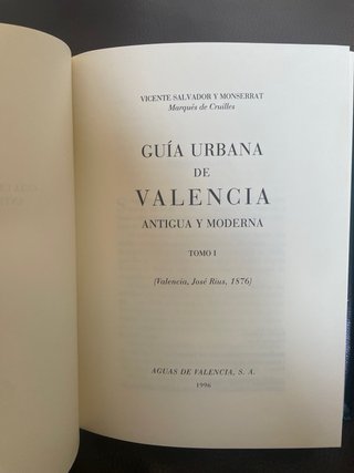 Guía urbana de Valencia antigua y moderna, 1996