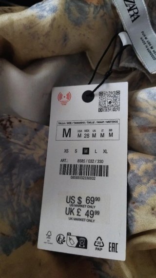 Vestido Zara .Sin estrenar