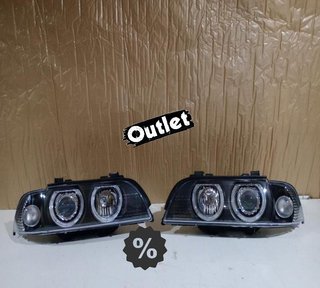 JI FAROS BMW E39 95-00 FONDO NEGRO OJOS ANGEL H7 R145769C3