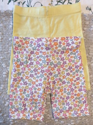 Leggings ciclista niña flores