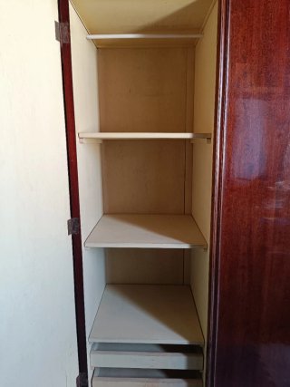 Armario Ropero Madera Marrón Vintage