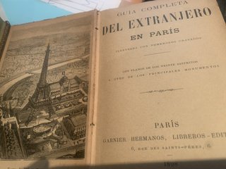 DOS LIBRO MISAL 1900 PARIS Y GUIA EXTRANJERO PARI