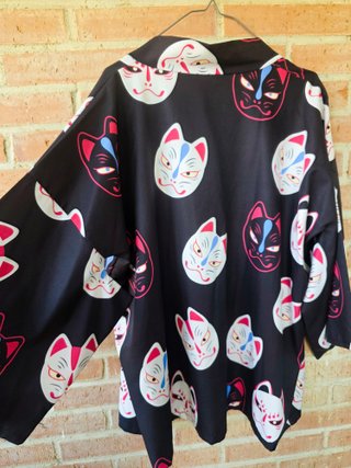 Kimono Japonés Máscara Kitsune - Anime, Manga